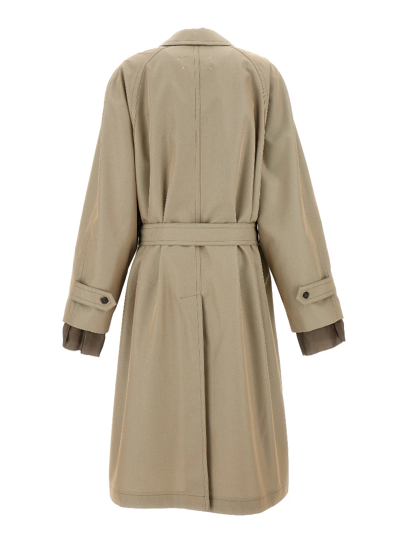 Beige Cotton Coat