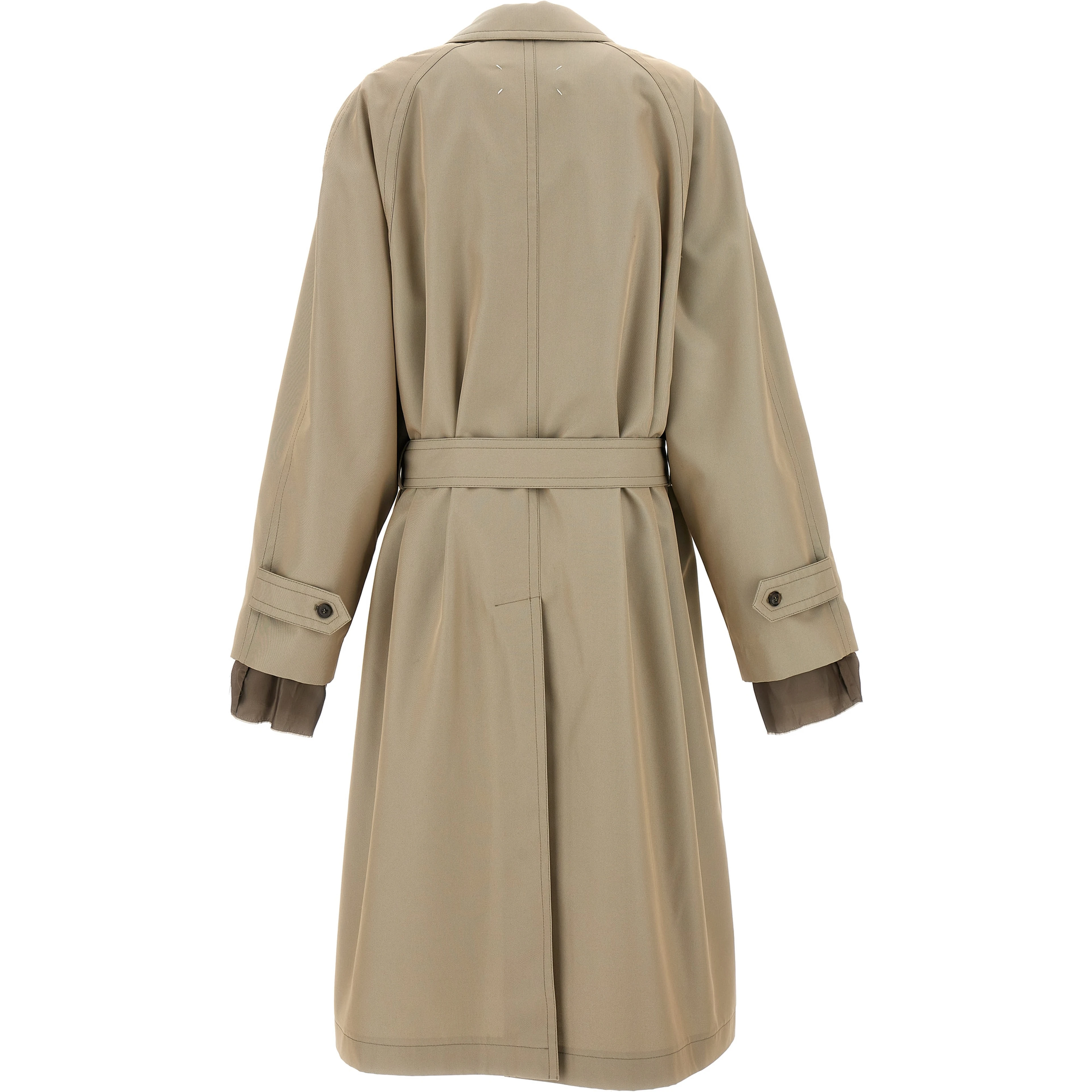 Beige Cotton Coat