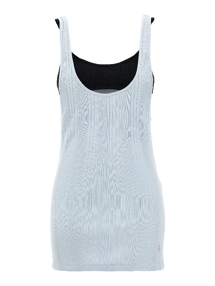 Blue Cotton Tank Tops