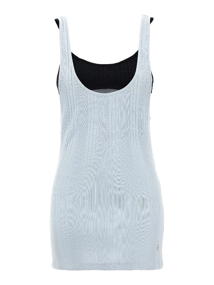 Blue Cotton Tank Tops