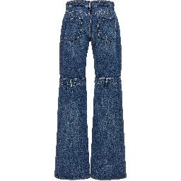 Blue Cotton Jeans Denim