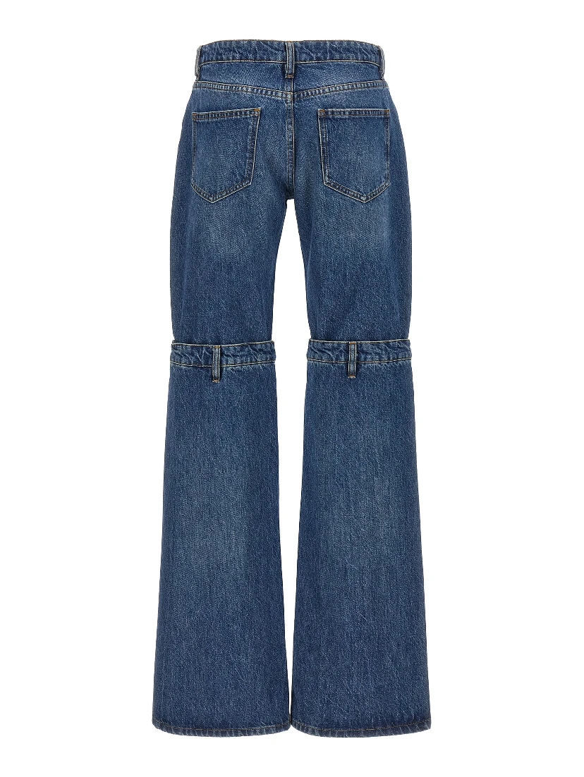 Blue Cotton Jeans Denim