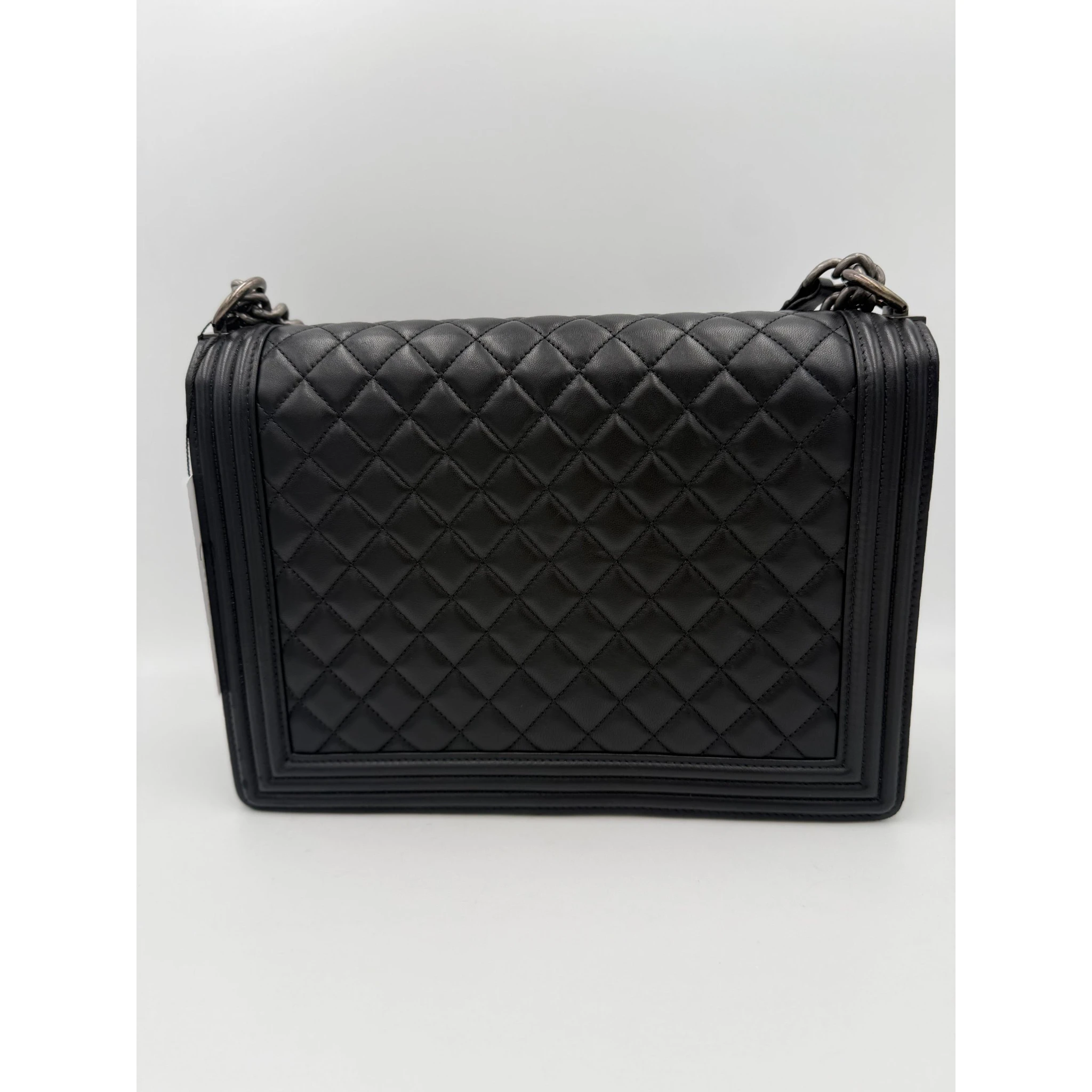 Bicolor Leather Handbag