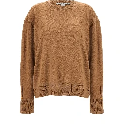 Beige Wool Cardigan