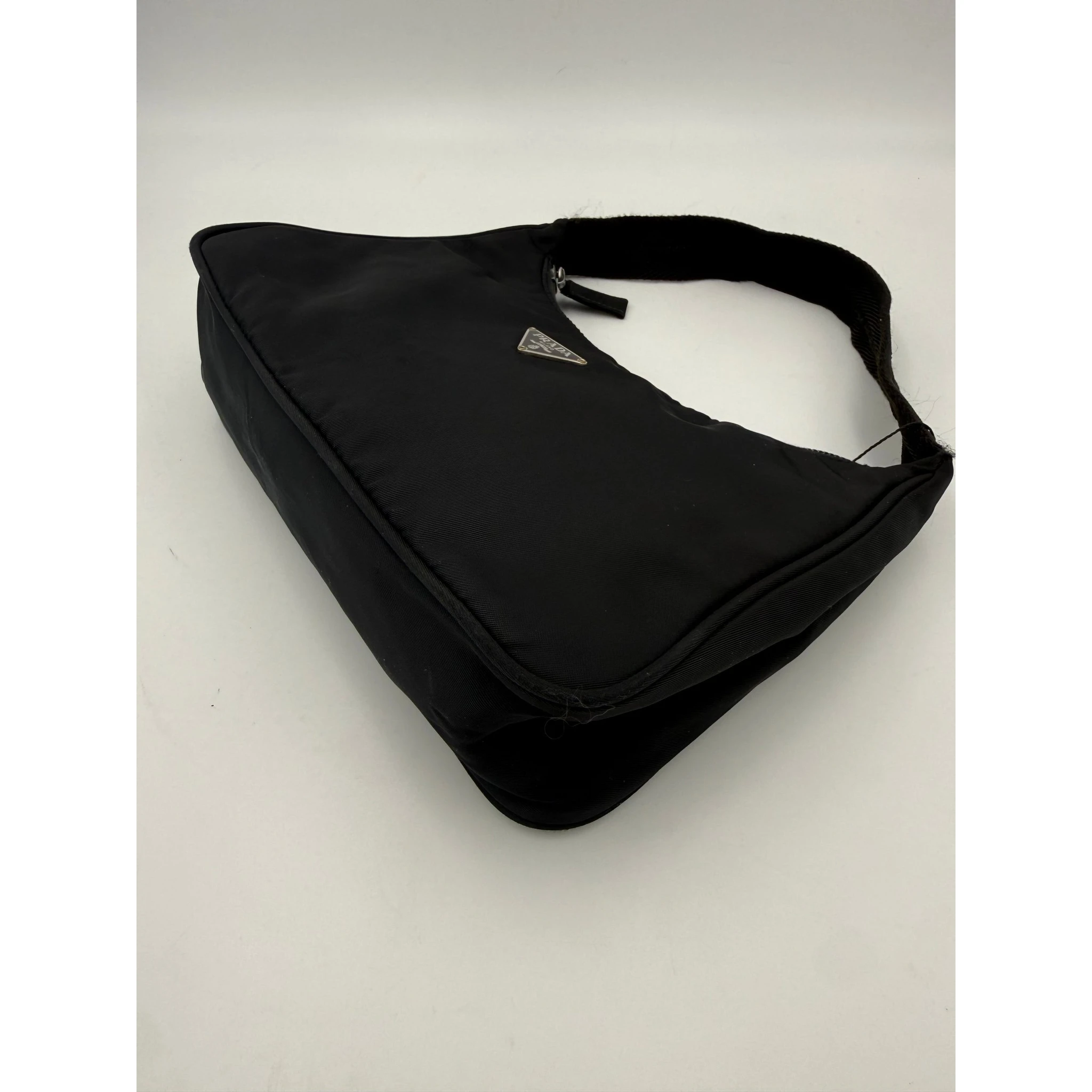 Bicolor Nylon Handbag