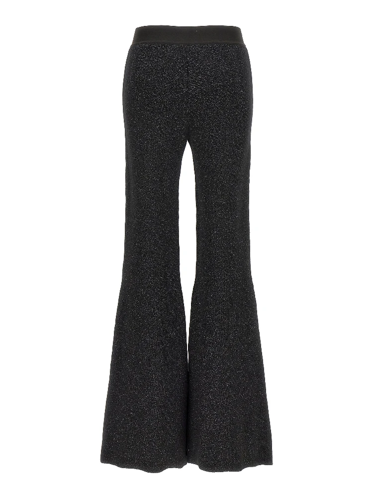 Black Viscose Flared Pants alternative