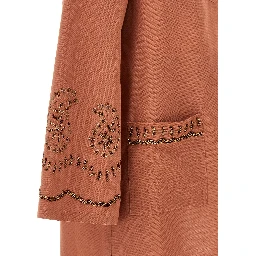 Bordeaux Cotton Short Dress