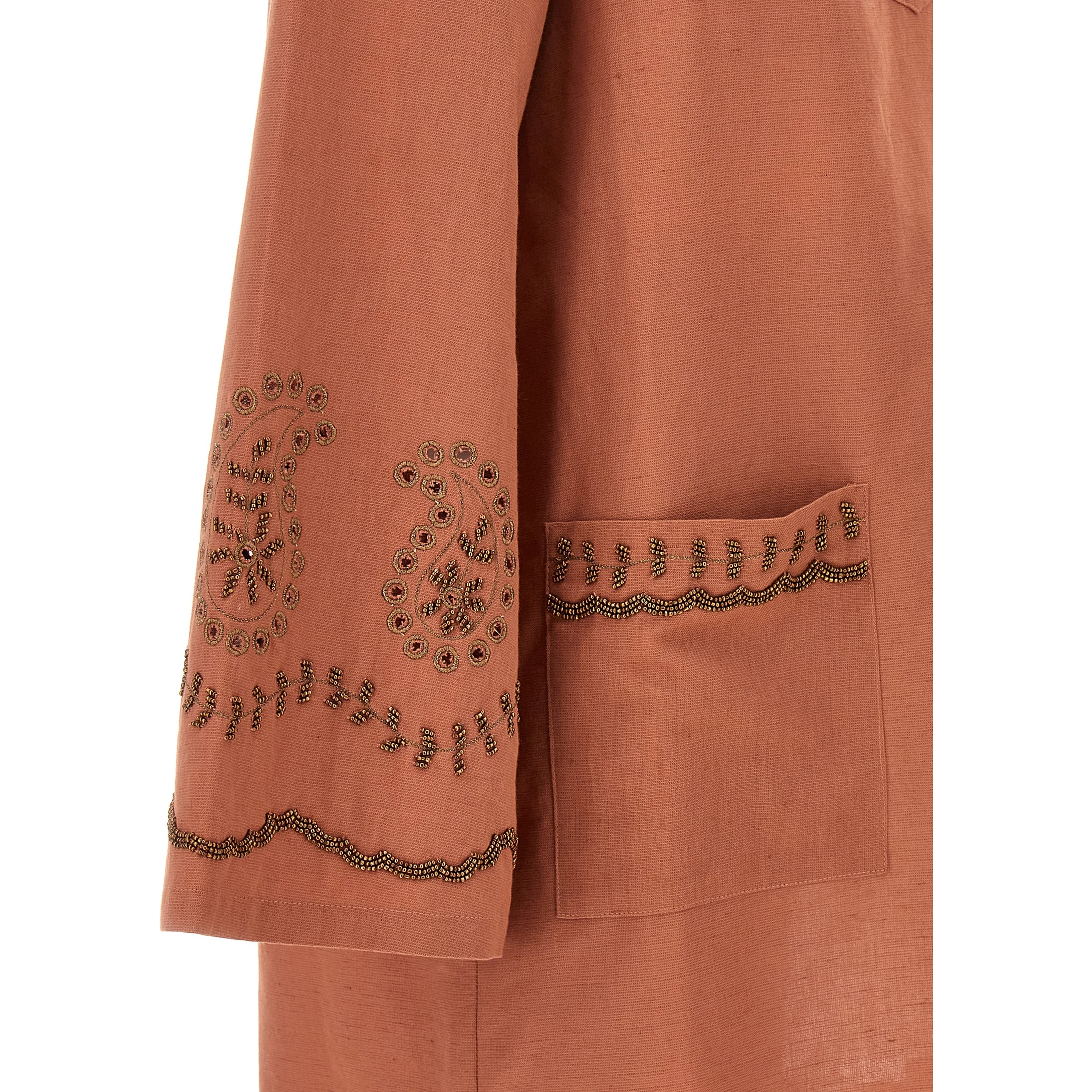 Bordeaux Cotton Short Dress