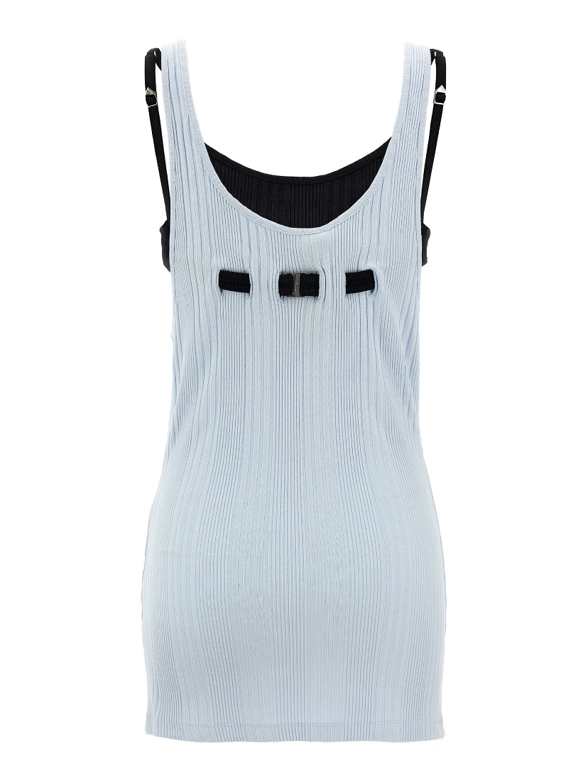 Blue Cotton Tank Tops