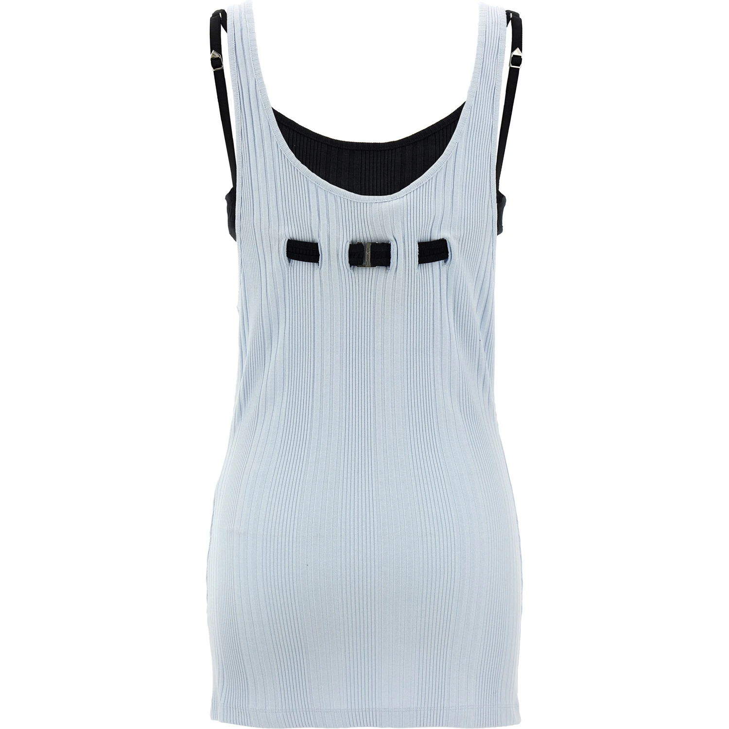Blue Cotton Tank Tops