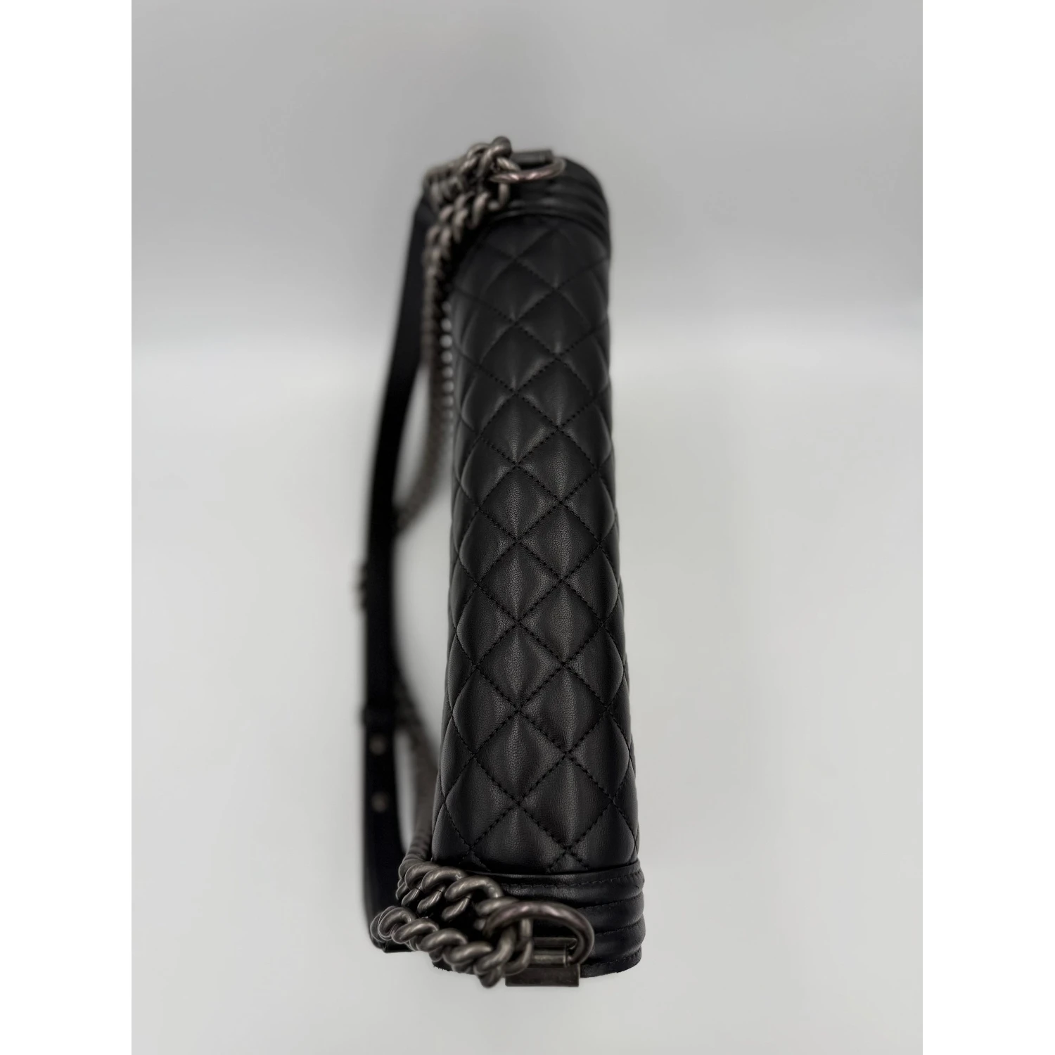 Bicolor Leather Handbag