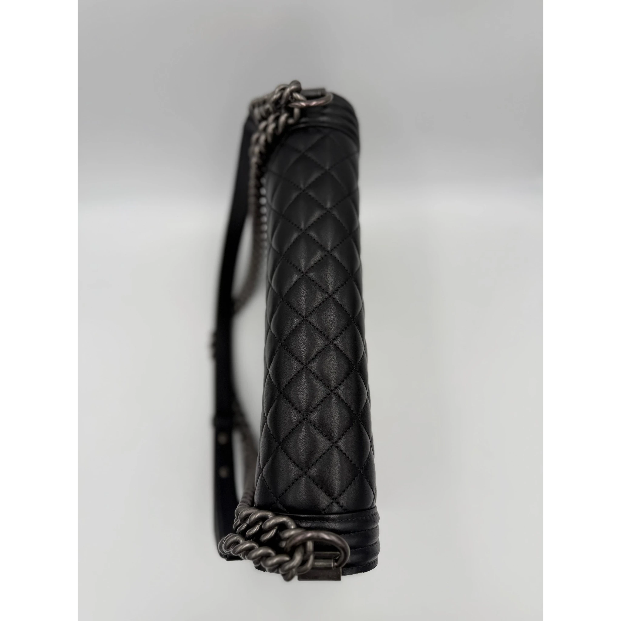 Bicolor Leather Handbag