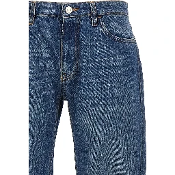 Blue Cotton Jeans Denim