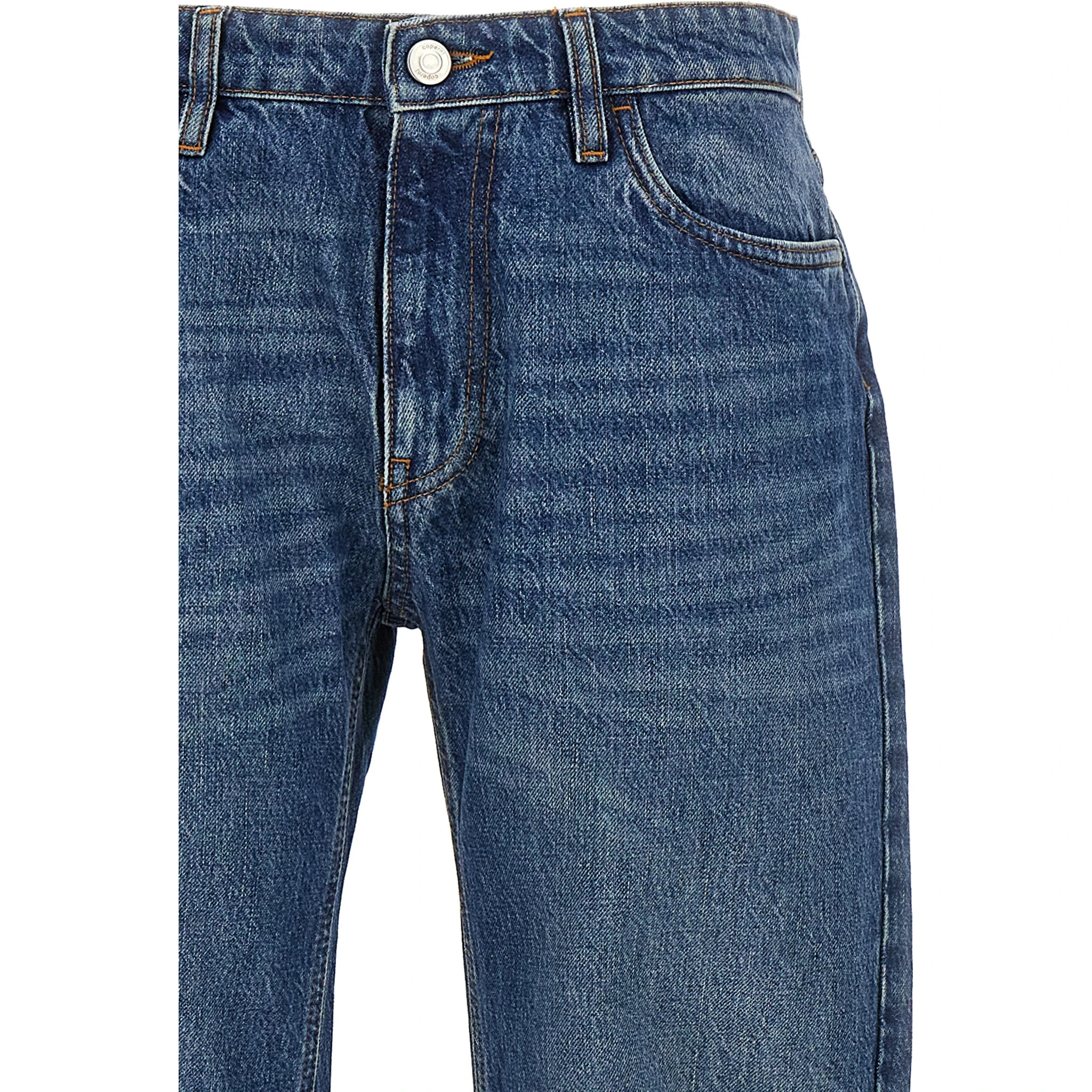 Blue Cotton Jeans Denim