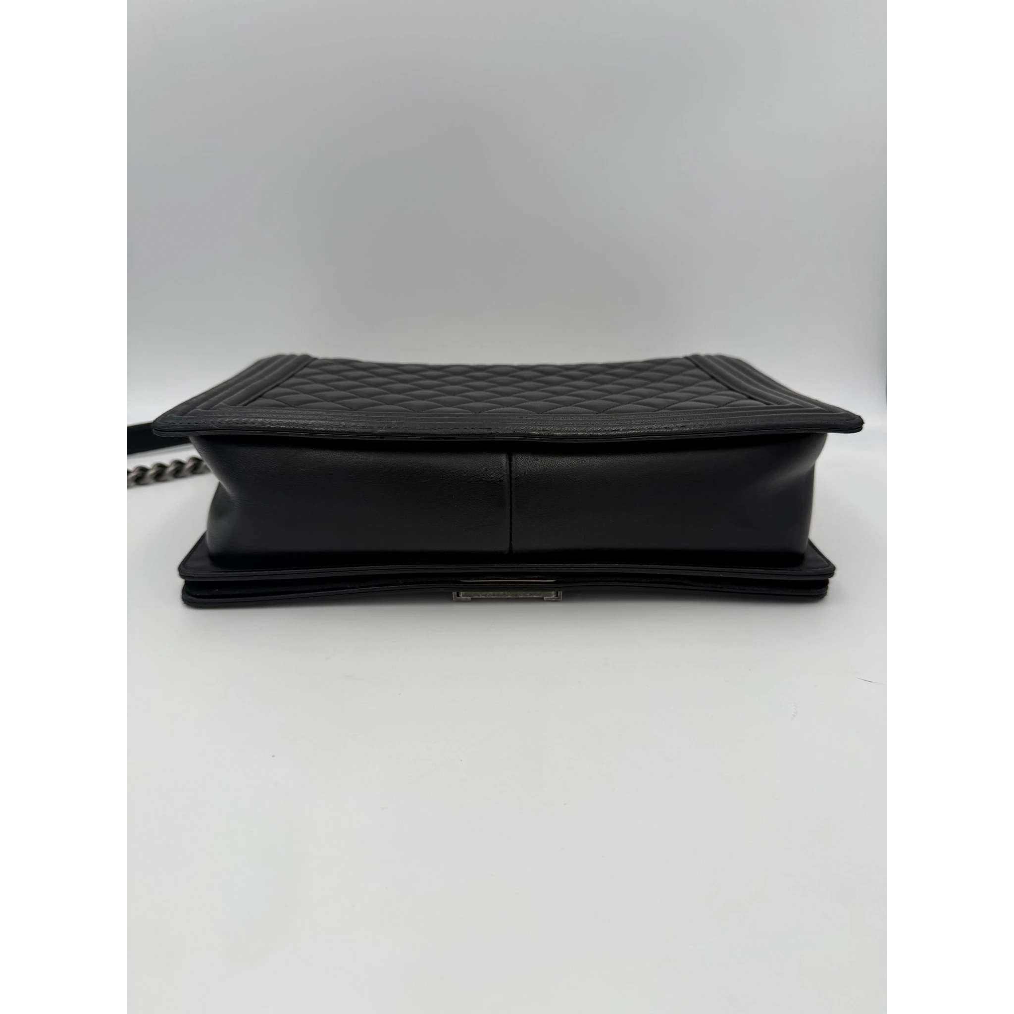 Bicolor Leather Handbag