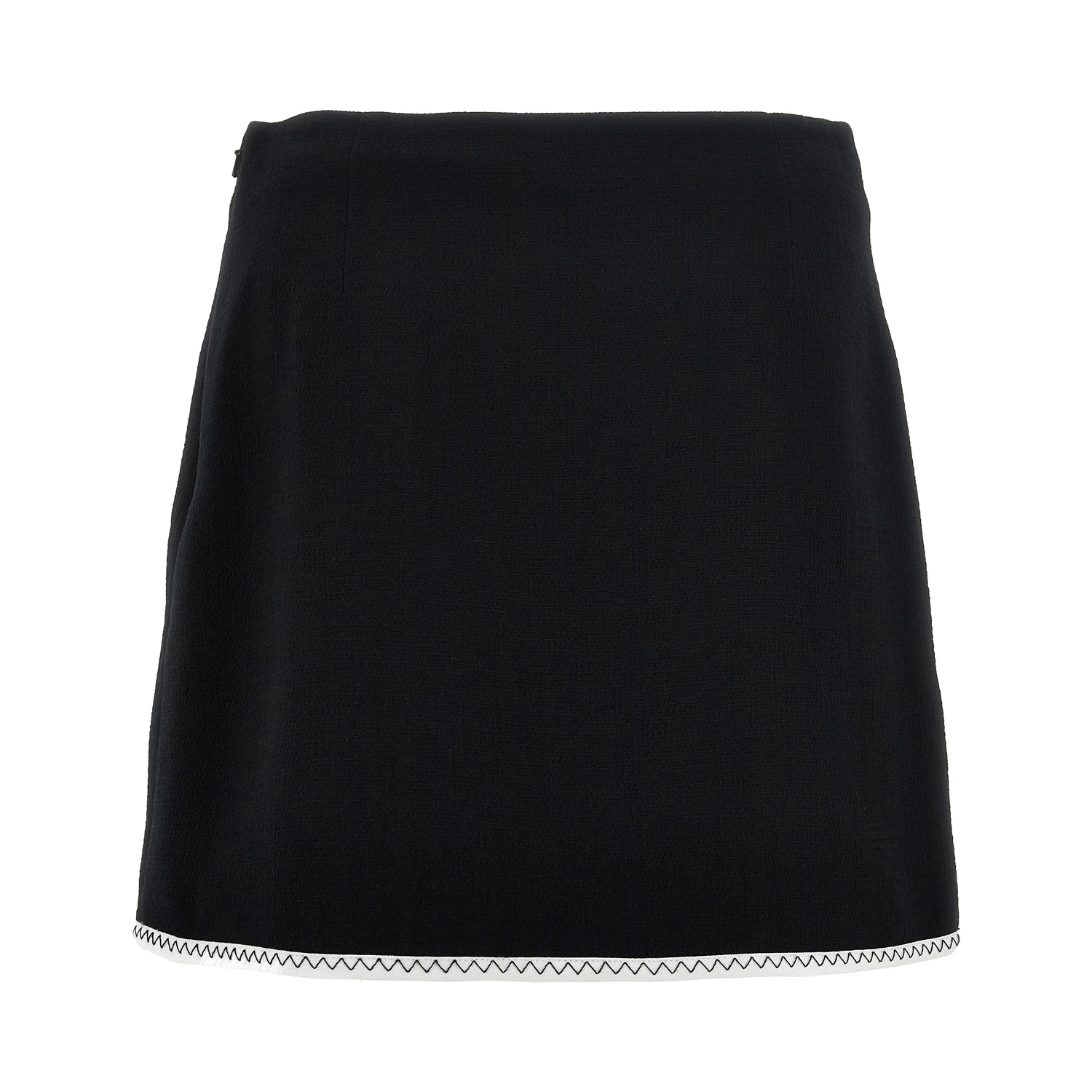 Bicolor Viscose Long Skirt
