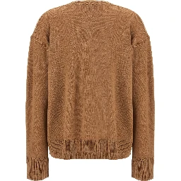 Beige Wool Cardigan