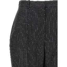 Gray Wool Dress Pants