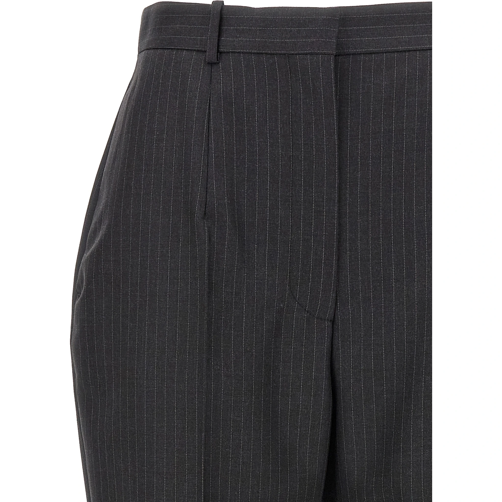 Gray Wool Dress Pants