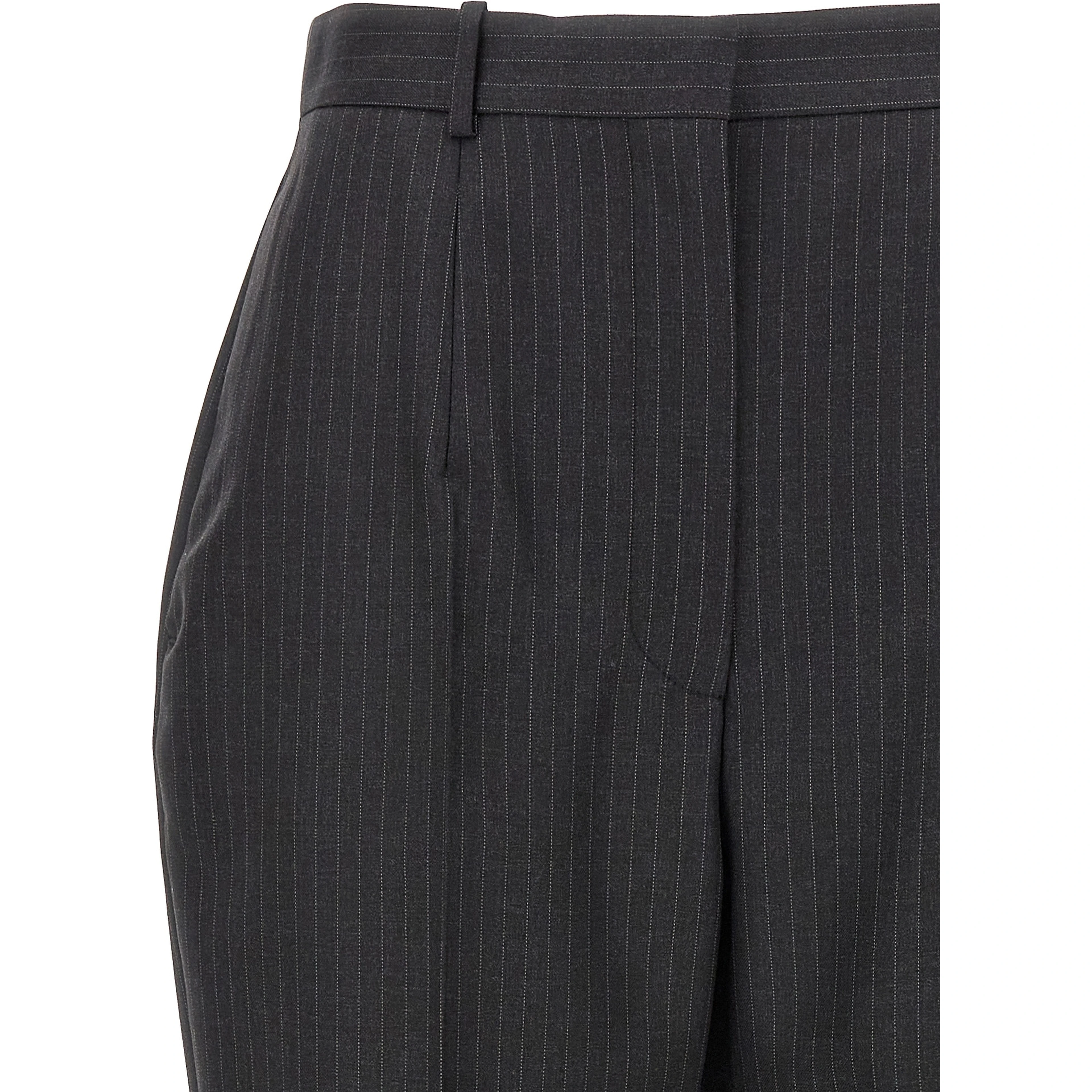 Gray Wool Dress Pants