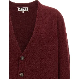 Bordeaux Wool Cardigan