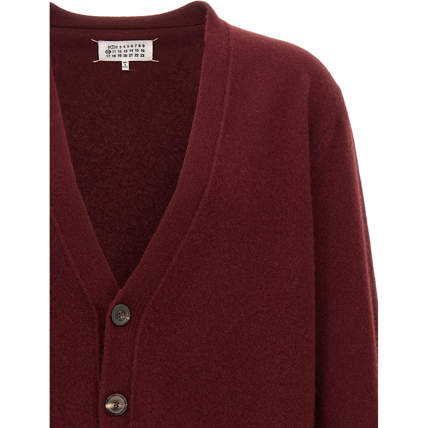 Bordeaux Wool Cardigan