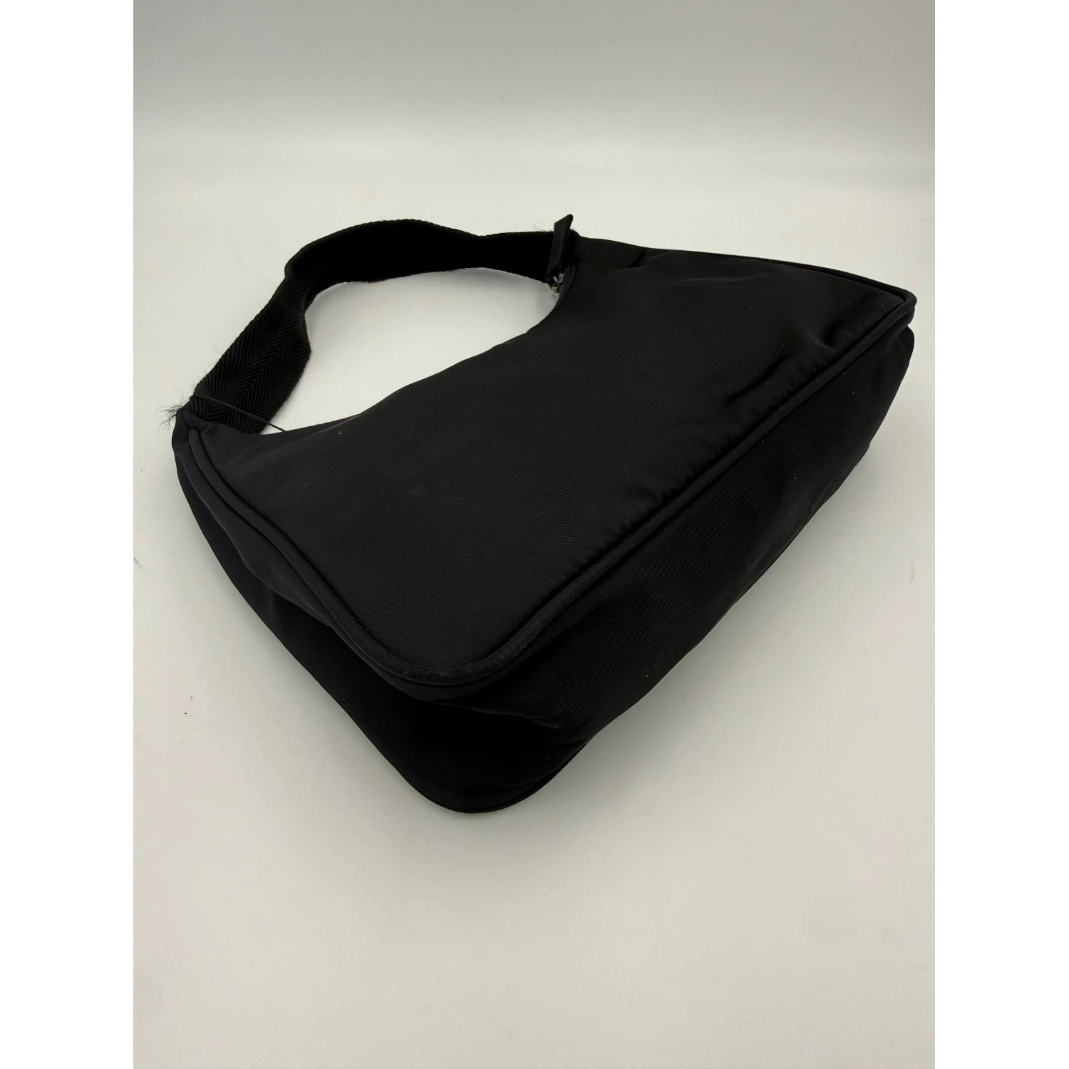 Bicolor Nylon Handbag