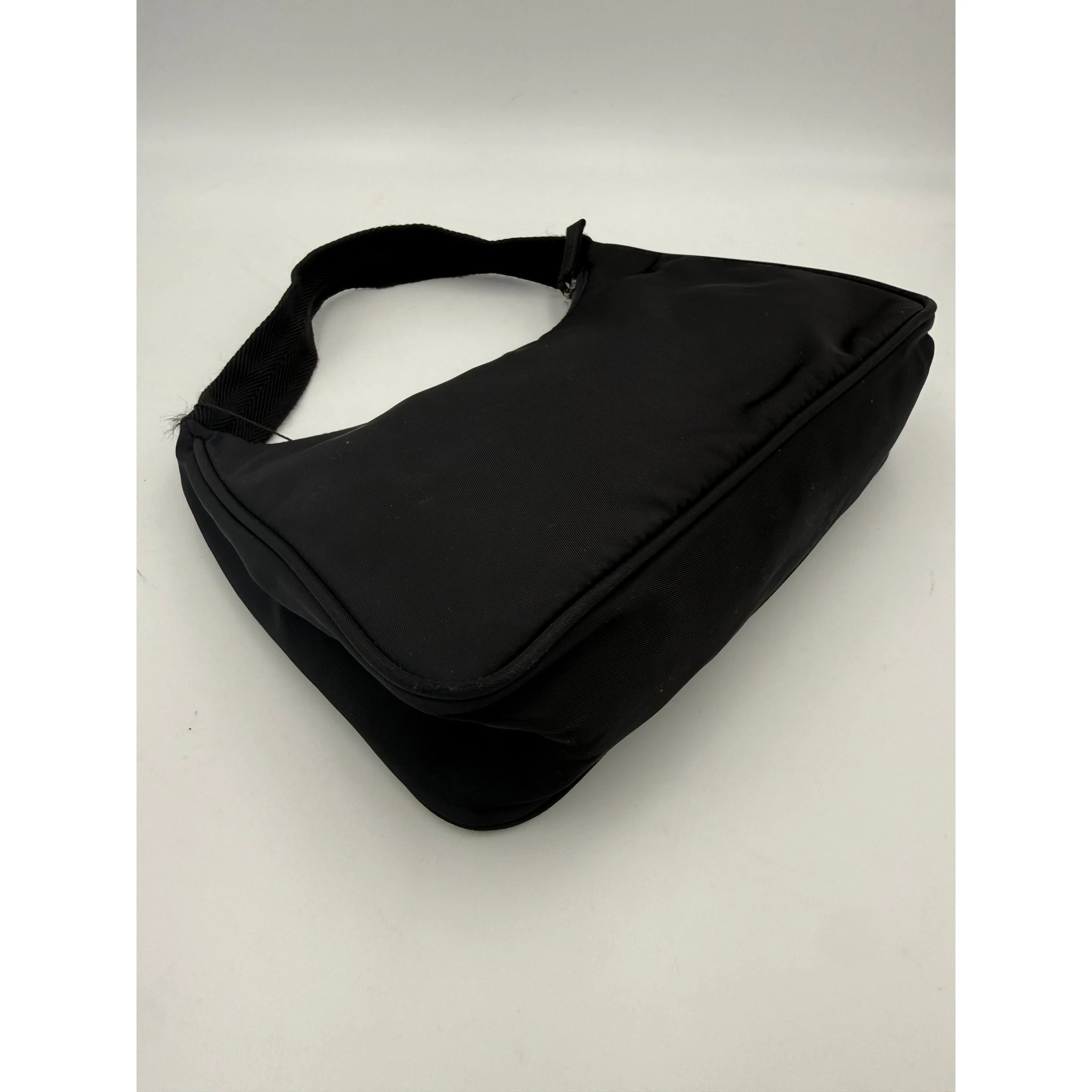 Bicolor Nylon Handbag