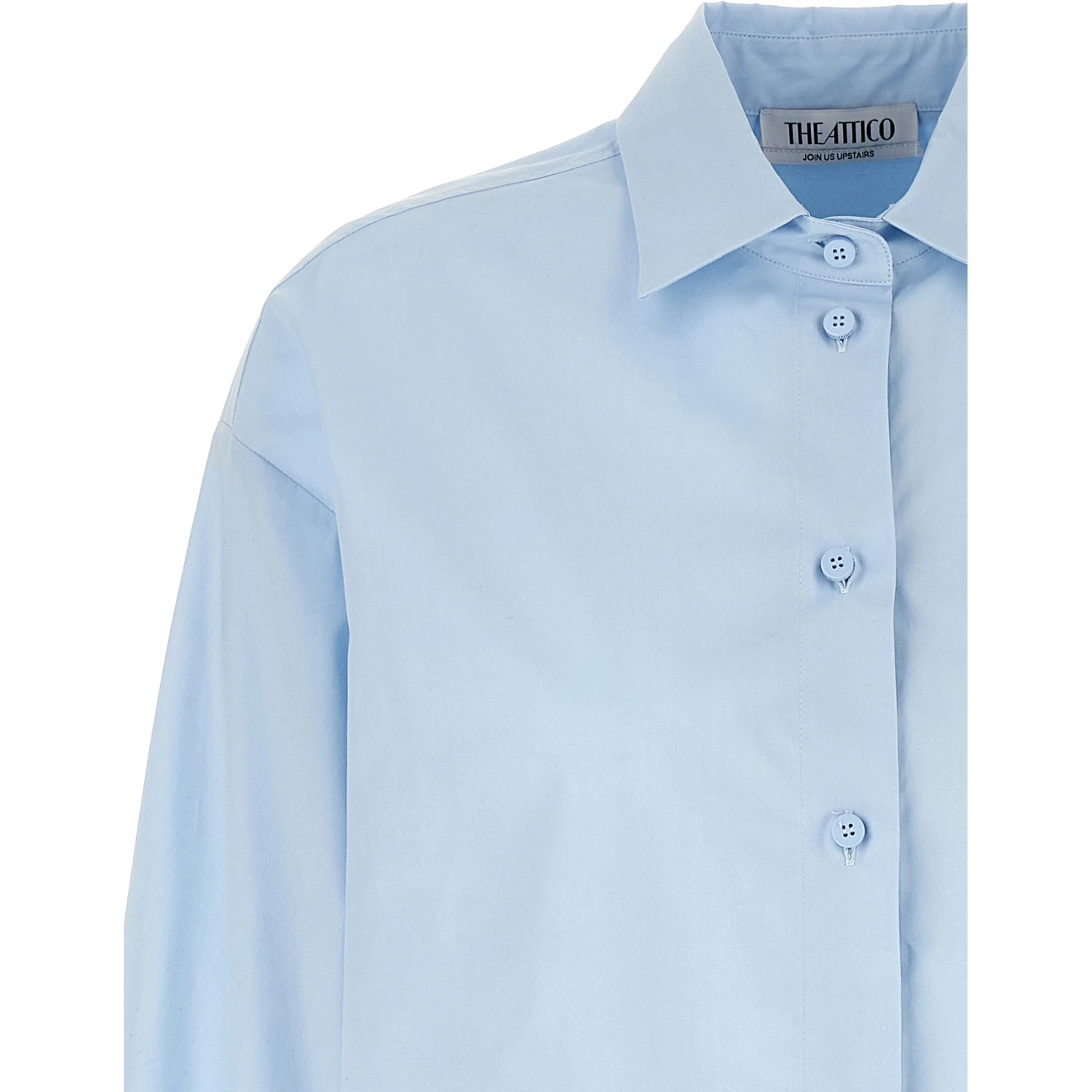 Blue Cotton Blouse