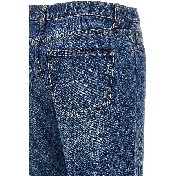 Blue Cotton Jeans Denim