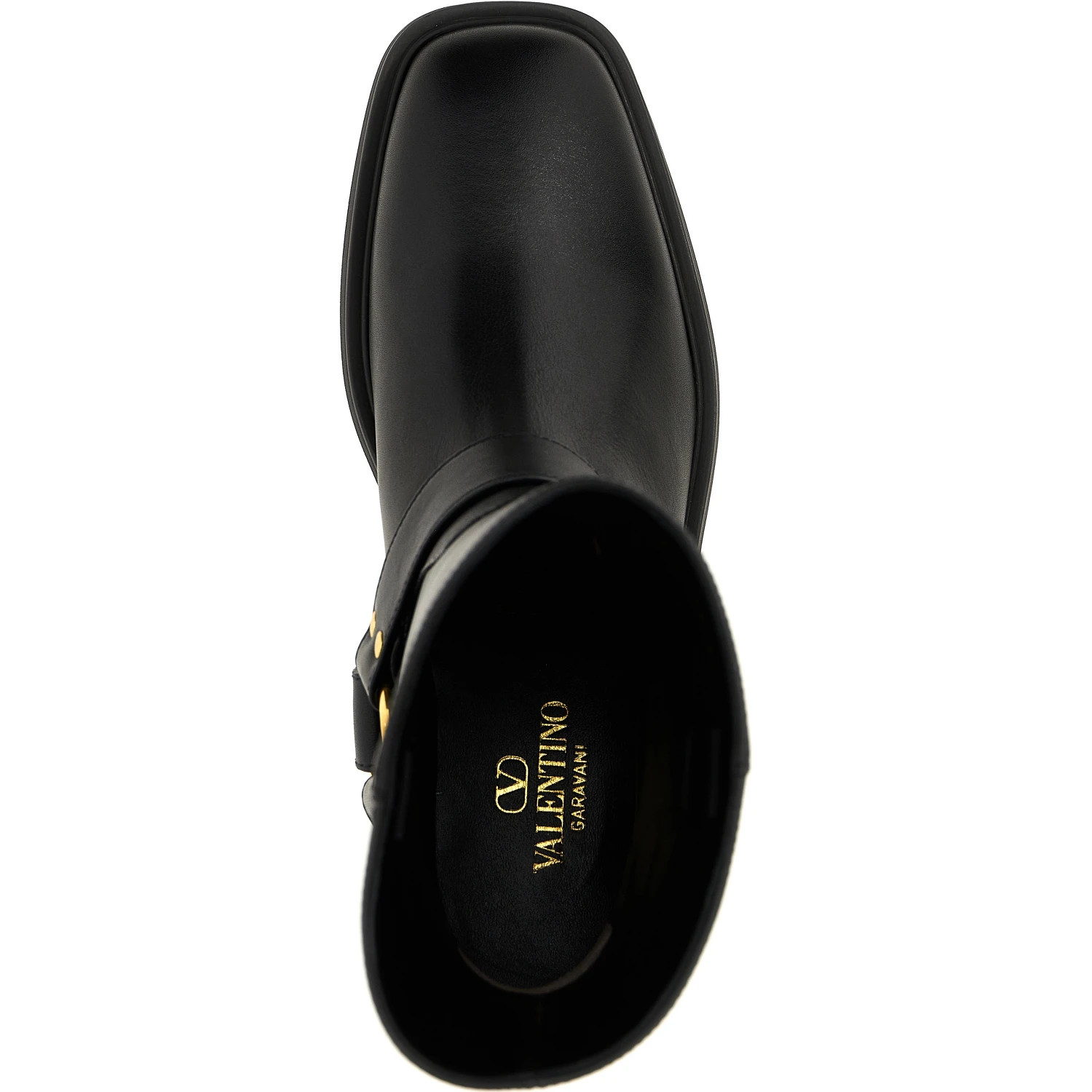 Black Calfskin Ankle Boots