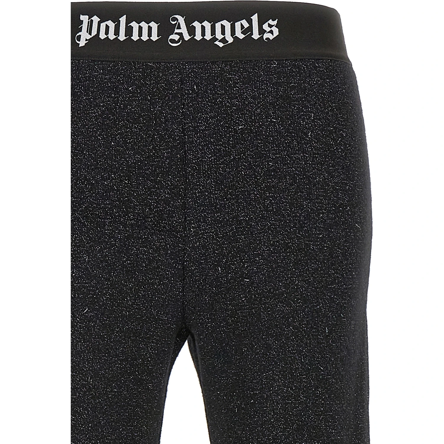 Black Viscose Flared Pants
