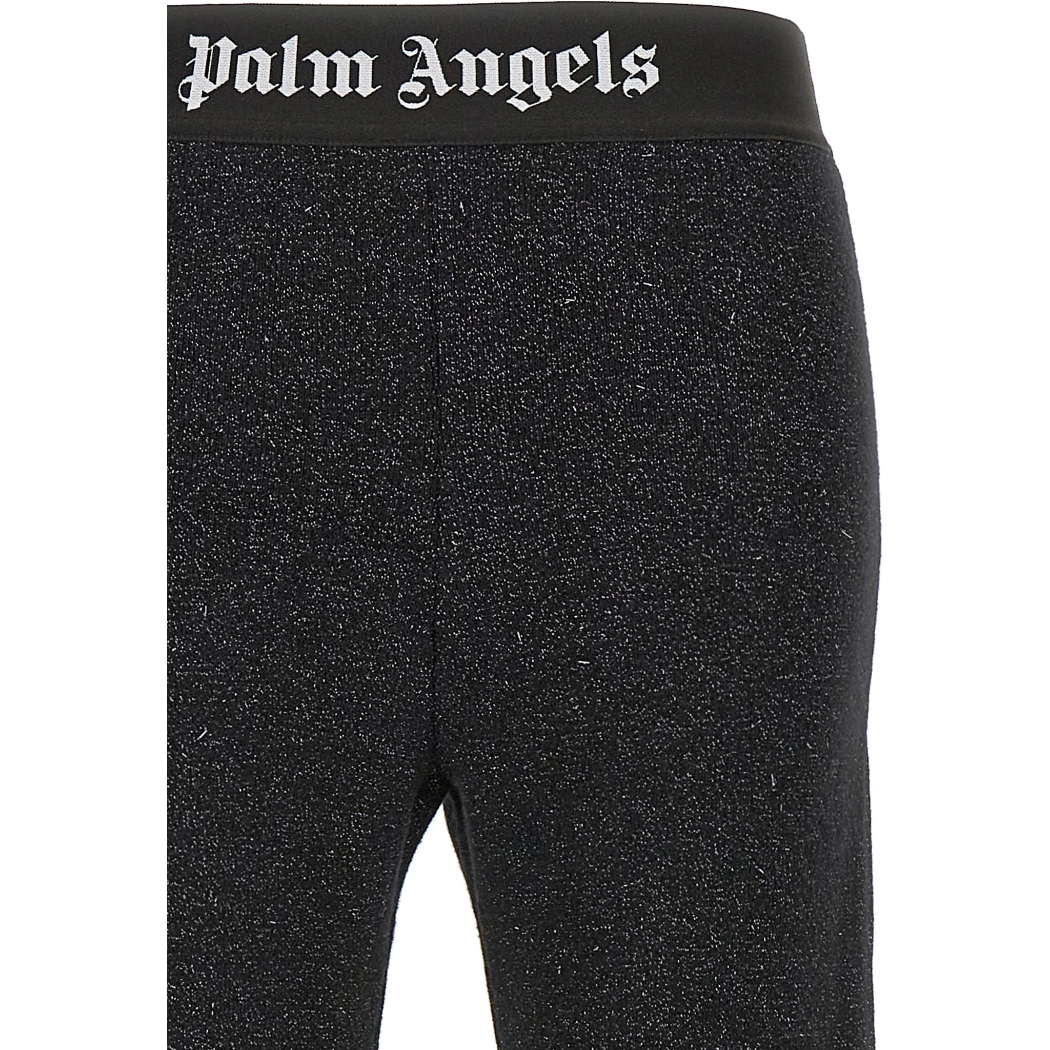 Black Viscose Flared Pants
