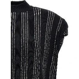 Black Cotton Short Dress