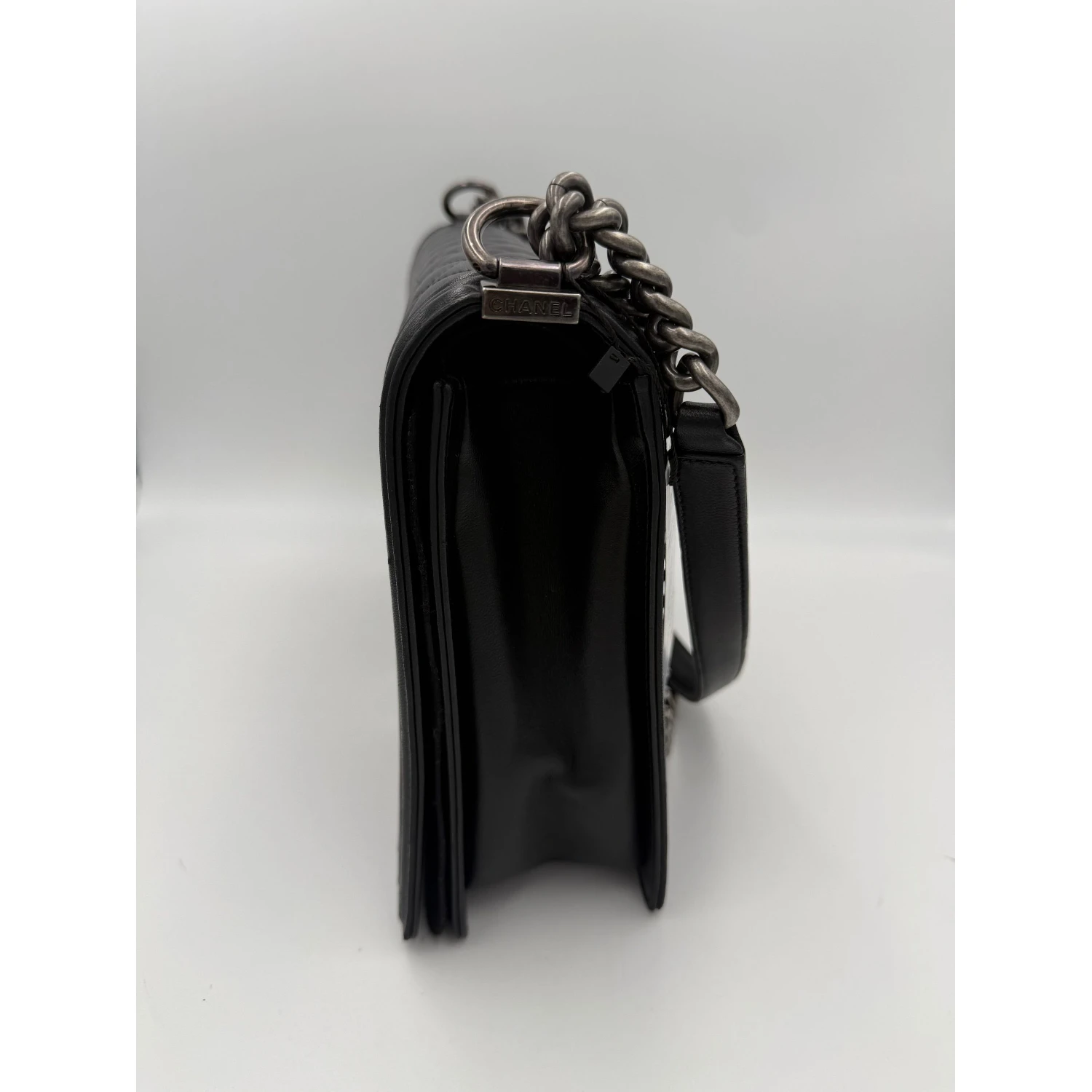 Bicolor Leather Handbag