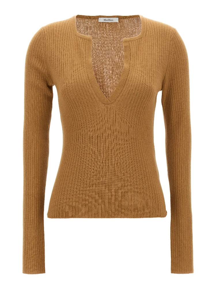 Beige Silk Cardigan