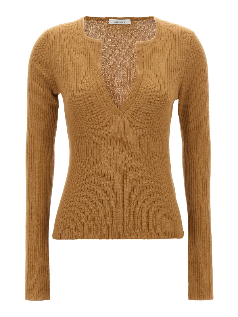 Beige Silk Cardigan
