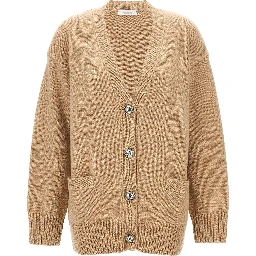 Beige Wool Cardigan