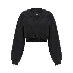 Bicolor Cotton Sweatshirt