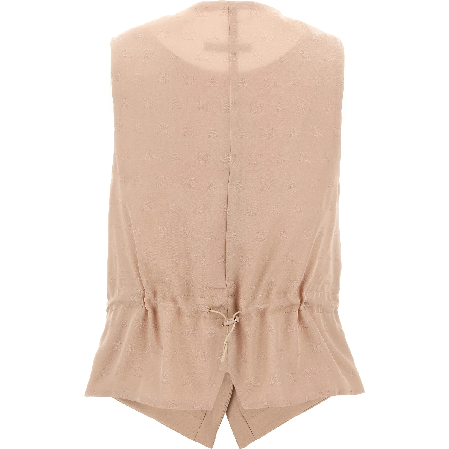 Multicolor Acetate Sleeveless Jacket