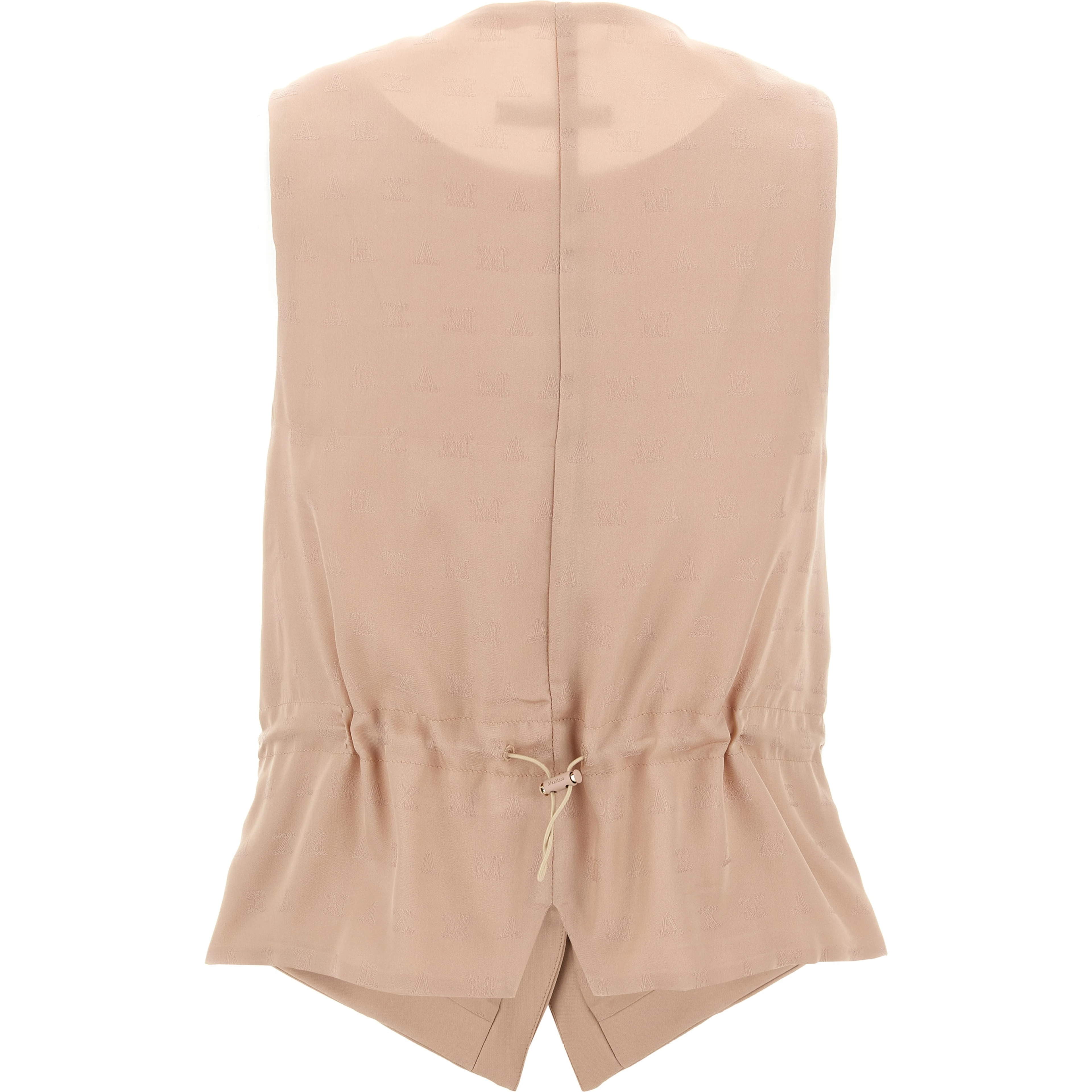 Multicolor Acetate Sleeveless Jacket