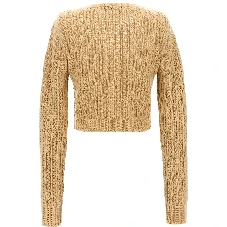 Beige Wool Cardigan