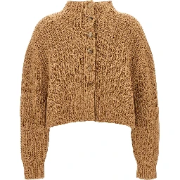 Beige Wool Cardigan