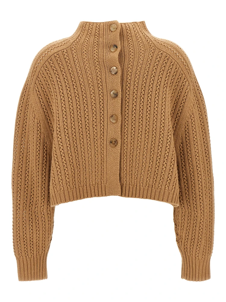Beige Wool Cardigan alternative