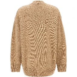 Beige Wool Cardigan
