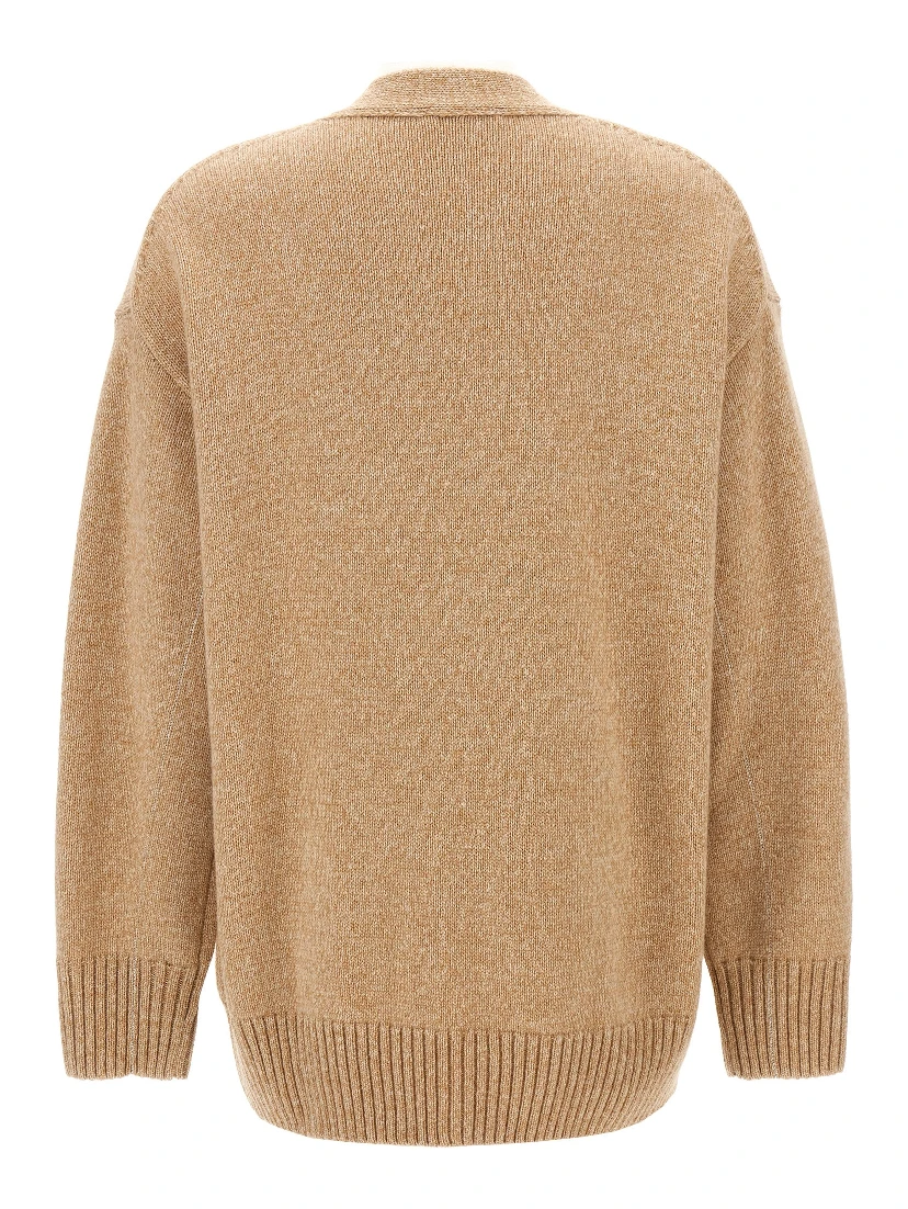 Beige Wool Cardigan