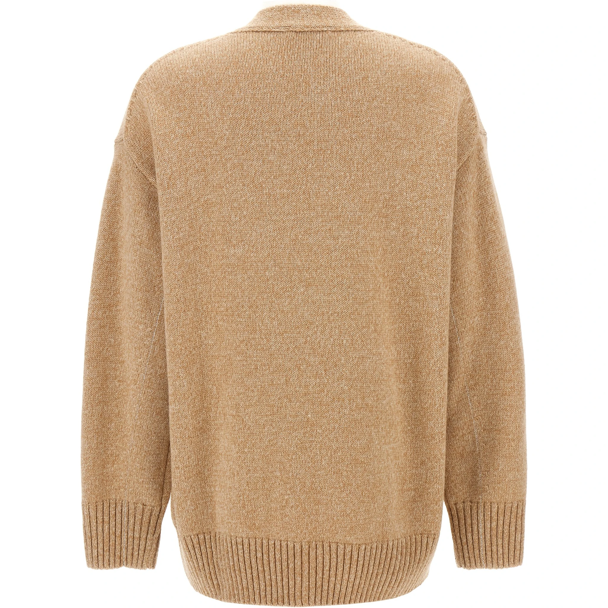 Beige Wool Cardigan