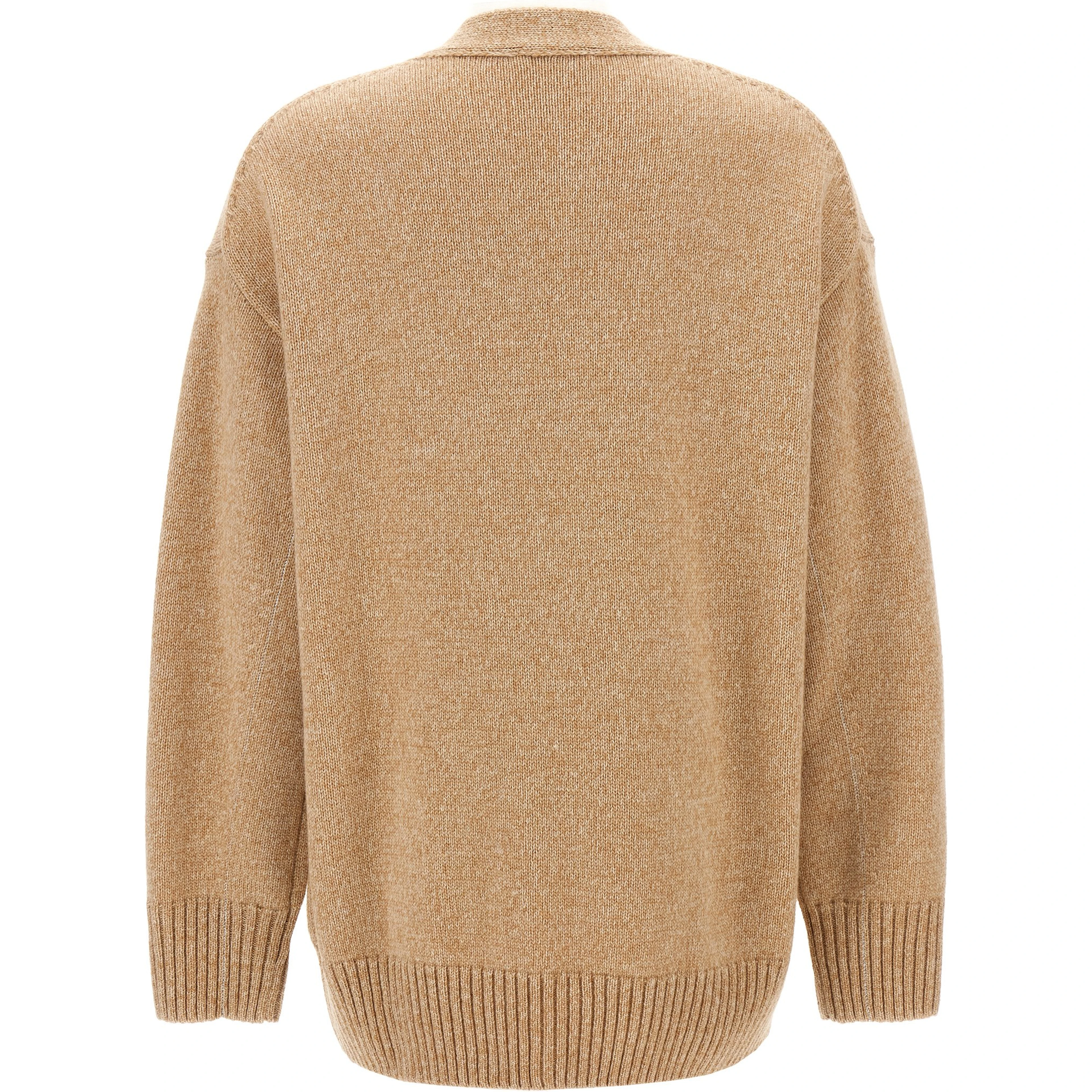 Beige Wool Cardigan