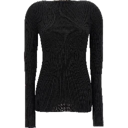 Black Wool Cardigan