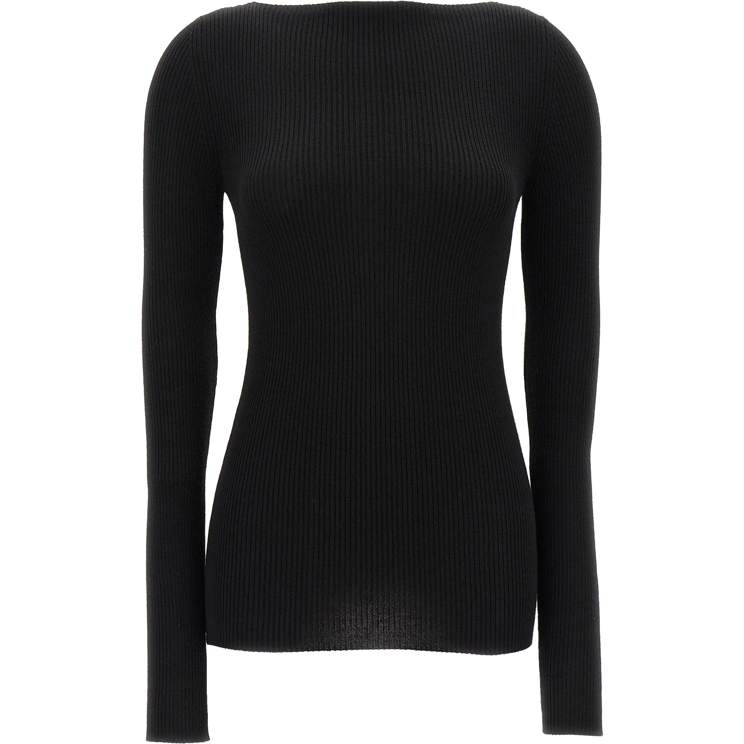Black Wool Cardigan